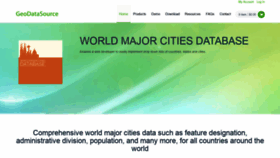 What Geodatasource.com website looked like in 2021 (2 years ago)
