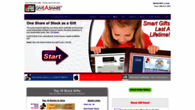 What Giveashare.com website looked like in 2021 (2 years ago)