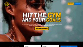 What Goldsgym.com website looked like in 2021 (2 years ago)