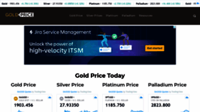 What Goldprice.com website looked like in 2021 (2 years ago)