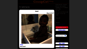 What Gossipgirl.blog website looked like in 2021 (2 years ago)