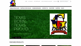 What Gdubsauces.com website looked like in 2021 (2 years ago)