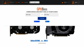 What Gpuboss.com website looked like in 2021 (2 years ago)