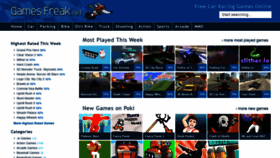 What Gamesfreak.net website looked like in 2021 (2 years ago)