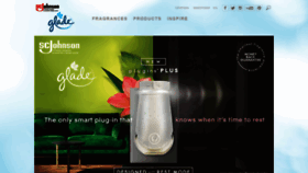 What Glade.com website looked like in 2021 (2 years ago)