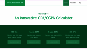 What Gpacalculatorbd.com website looked like in 2021 (2 years ago)