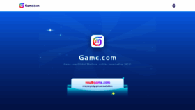 What Game.com website looked like in 2021 (2 years ago)