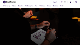 What Grantthornton.se website looked like in 2021 (4 years ago)