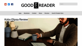 What Goodereader.com website looked like in 2021 (2 years ago)