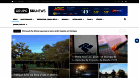What Gruposulnews.com.br website looked like in 2021 (2 years ago)