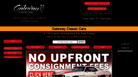 What Gatewayclassiccars.com website looked like in 2021 (2 years ago)
