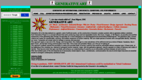 What Generativeart.com website looked like in 2021 (2 years ago)