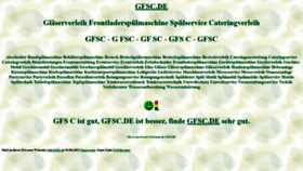 What Gfsc.de website looked like in 2021 (2 years ago)