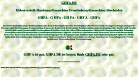 What Ghfa.de website looked like in 2021 (4 years ago)