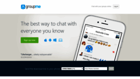 What Groupme.com website looked like in 2021 (2 years ago)
