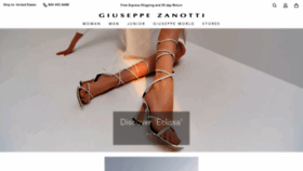 What Giuseppezanotti.com website looked like in 2021 (2 years ago)