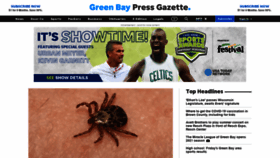 What Greenbaypressgazette.com website looked like in 2021 (2 years ago)