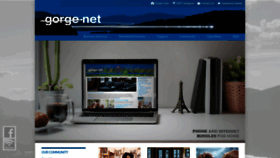 What Gorge.net website looked like in 2021 (2 years ago)