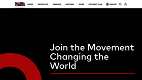 What Globalcitizen.org website looked like in 2021 (2 years ago)