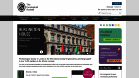 What Geolsoc.org.uk website looked like in 2021 (2 years ago)