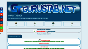 What Gurustab.net website looked like in 2021 (2 years ago)