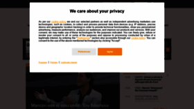 What Gazzetta.it website looked like in 2021 (4 years ago)