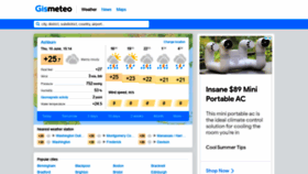 What Gismeteo.com website looked like in 2021 (2 years ago)