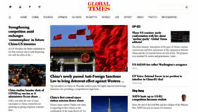 What Globaltimes.cn website looked like in 2021 (2 years ago)
