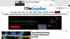 What Guardian.ng website looked like in 2021 (2 years ago)