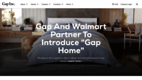 What Gapinc.com website looked like in 2021 (2 years ago)