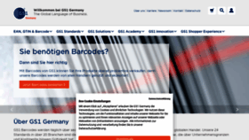 What Gs1-germany.de website looked like in 2021 (2 years ago)