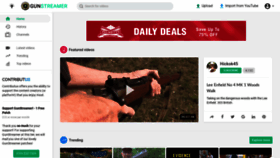 What Gunstreamer.com website looked like in 2021 (2 years ago)