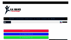 What Gksolves.com website looked like in 2021 (2 years ago)