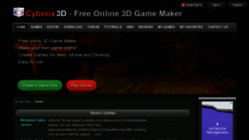 What Gamemaker3d.com website looked like in 2021 (2 years ago)