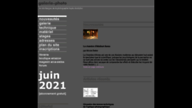 What Galerie-photo.com website looked like in 2021 (2 years ago)