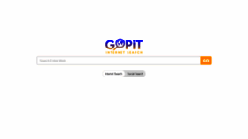 What Gopit.com website looked like in 2021 (2 years ago)