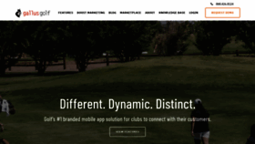 What Gallusgolf.com website looked like in 2021 (2 years ago)