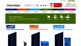 What Greenakku.de website looked like in 2021 (2 years ago)