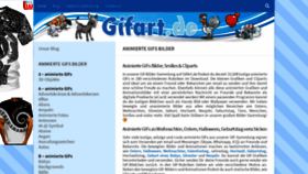 What Gifart.de website looked like in 2021 (2 years ago)