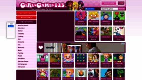What Girlsgames123.in website looked like in 2021 (2 years ago)