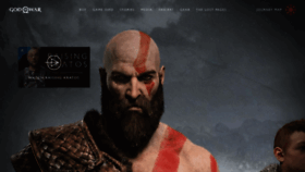What Godofwar.com website looked like in 2021 (2 years ago)