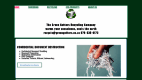 What Goinggreen.co.za website looked like in 2021 (2 years ago)