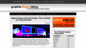 What Graphicdesignblog.org website looked like in 2021 (2 years ago)