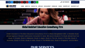 What Globalassistant.info website looked like in 2021 (2 years ago)