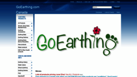 What Goearthing.com website looked like in 2021 (2 years ago)