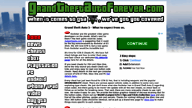 What Grandtheftautoforever.com website looked like in 2021 (2 years ago)