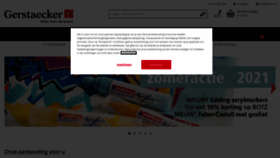 What Gerstaecker.nl website looked like in 2021 (3 years ago)