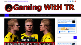 What Gamingwithtr.com website looked like in 2021 (2 years ago)