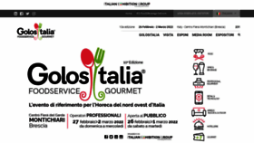 What Golositalia.it website looked like in 2021 (2 years ago)
