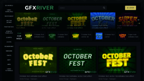 What Gfxriver.com website looked like in 2021 (2 years ago)